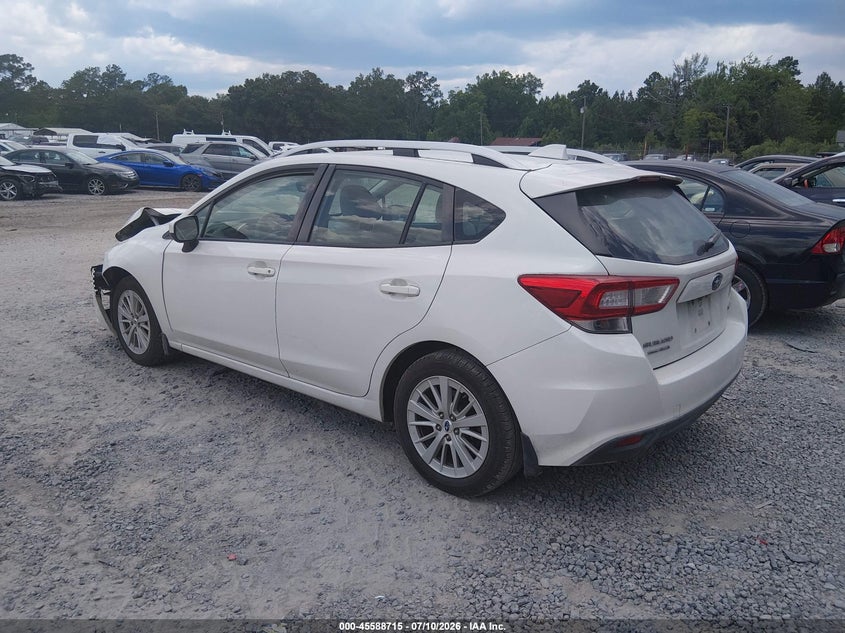 Vin: 4s3gtab61h3705901, lot: 46087092, subaru impreza 2.0i premium 20173