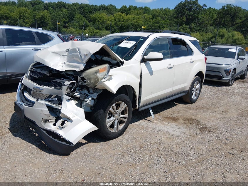2012 Chevrolet Equinox, Front End, IAAI, VIN 2GNALDEK6C1232647 — photo 2