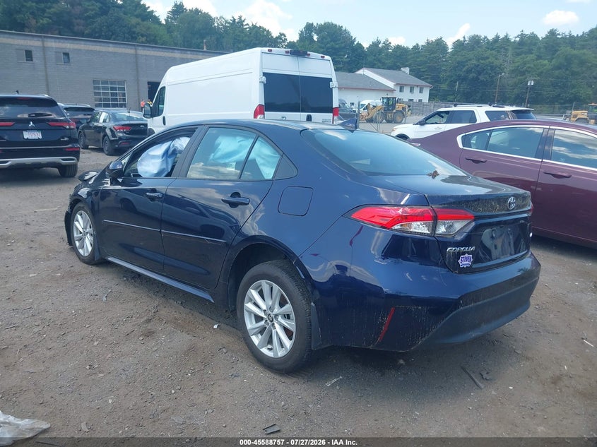 Vin: 5yfb4mde4sp266320, lot: 46087134, toyota corolla le 20253