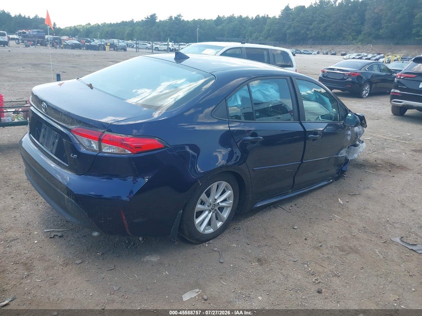 Vin: 5yfb4mde4sp266320, lot: 46087134, toyota corolla le 20254