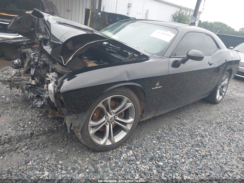 Vin: 2c3cdzbt3lh124829, lot: 46087181, dodge challenger r/t 20202