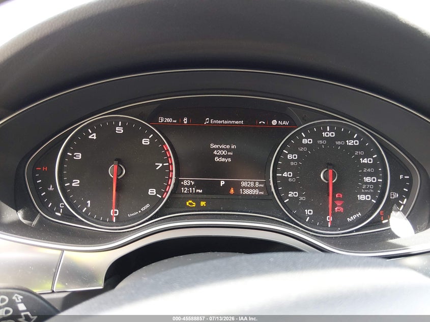 2014 Audi A6 3.0T Premium Plus VIN: WAUHGAFC5EN161683 Lot: 45588857