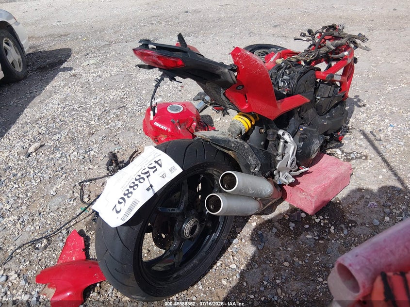 2017 Ducati Supersport VIN: ZDMVABDS5HB001997 Lot: 45588862