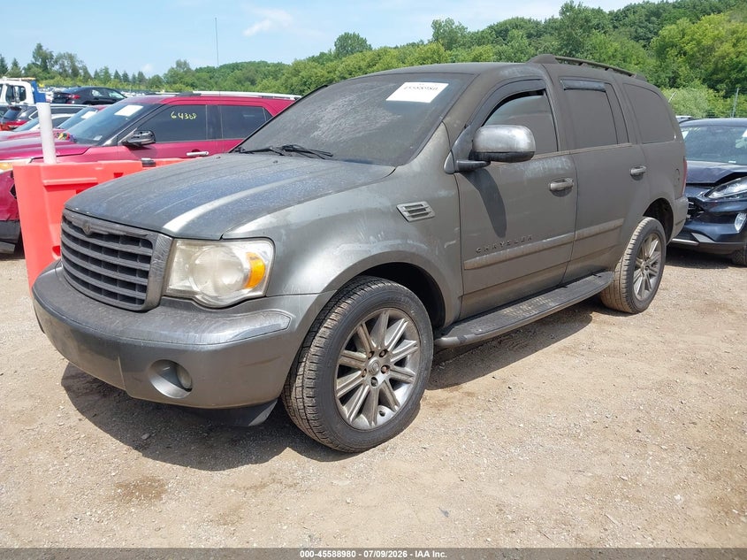 2007 Chrysler Aspen, Exterior Burn, IAAI, VIN 1A8HW58297F577596 — photo 2