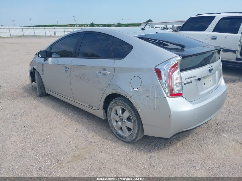 2014 TOYOTA PRIUS auction photo 3