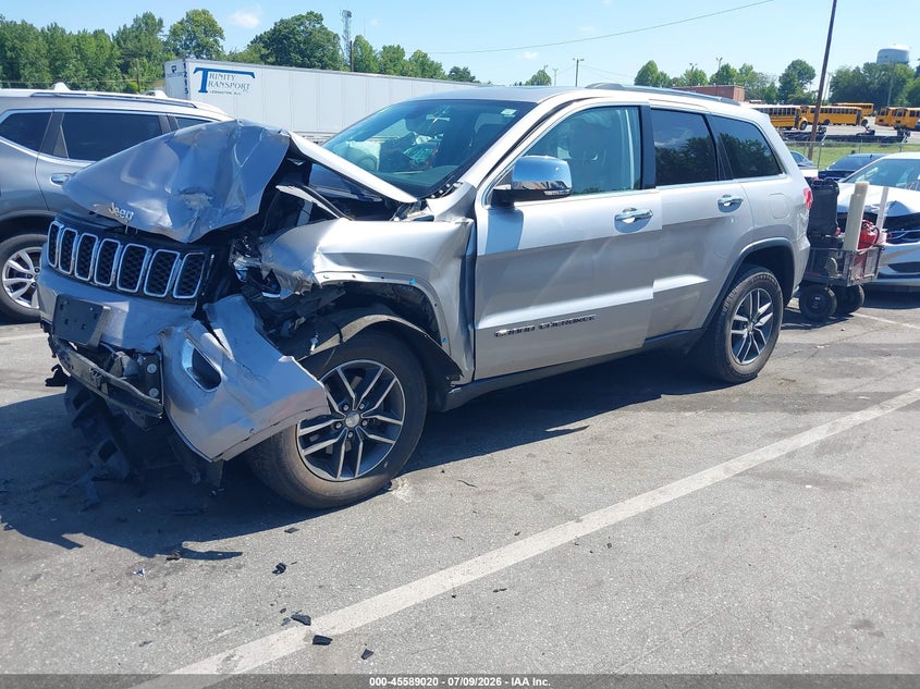 2017 Jeep Grand Cherokee Limited, Front End, IAAI, VIN 1C4RJFBG4HC760735 — photo 2
