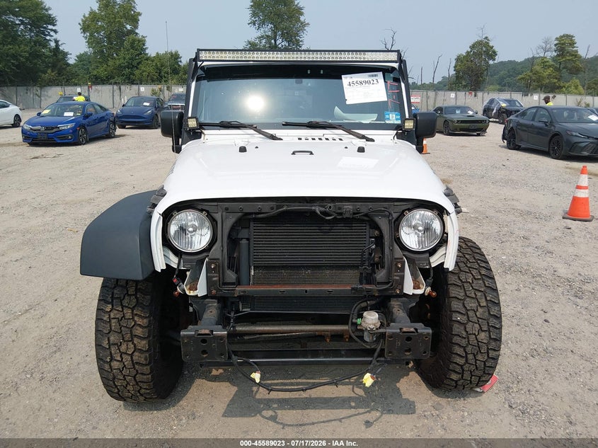 2015 Jeep Wrangler Willys Wheeler VIN: 1C4GJWAG9FL757478 Lot: 45589023