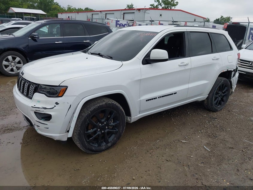 2022 Jeep Grand Cherokee Wk Laredo X 4X4, Rear, IAAI, VIN 1C4RJFAG9NC119626 — photo 2