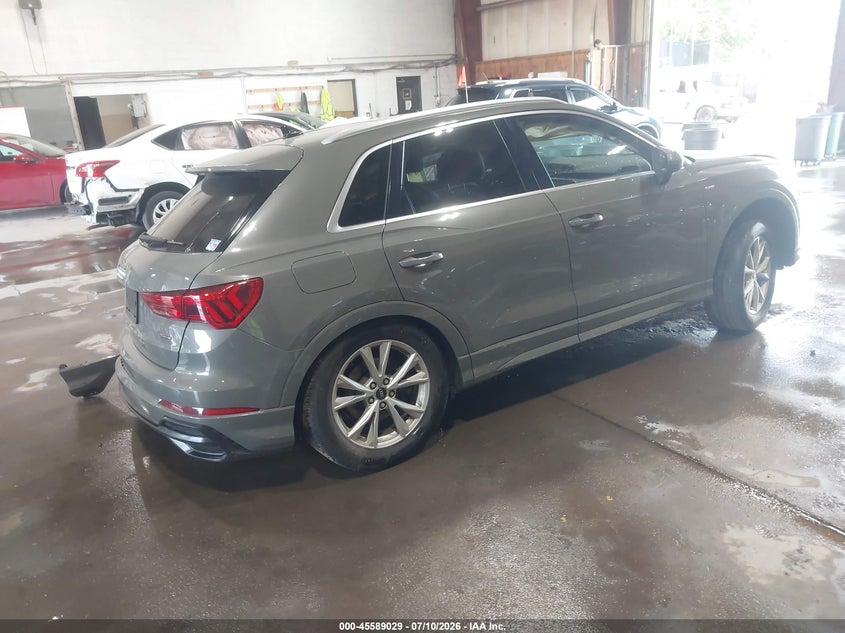 Vin: wa1decf30m1051529, lot: 46087406, audi q3 premium 45 tfsi s line quattro tiptronic 20214