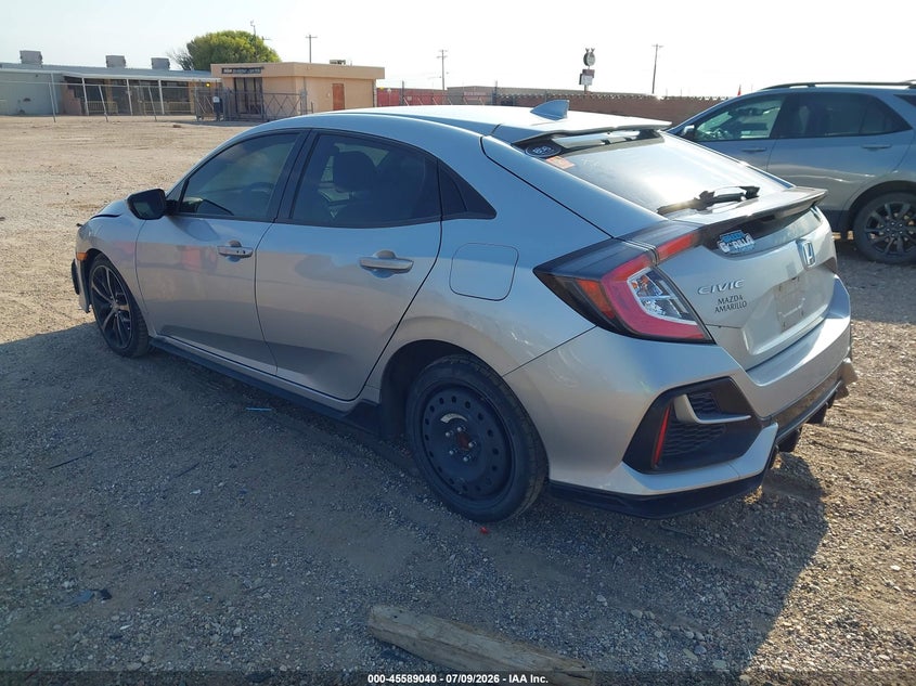 HONDA CIVIC 2021 VIN SHHFK7H45MU204044