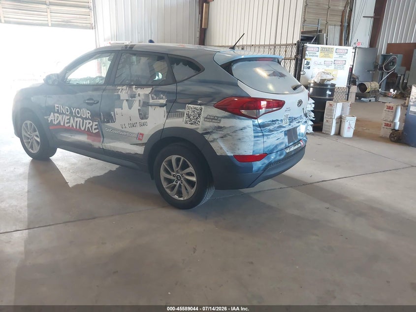 Vin: km8j23a45ju658016, lot: 46087421, hyundai tucson se 20183