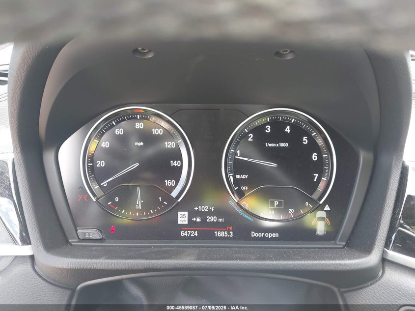 2020 BMW X1 Sdrive28I VIN: WBXJG7C09L5P31380 Lot: 45589087