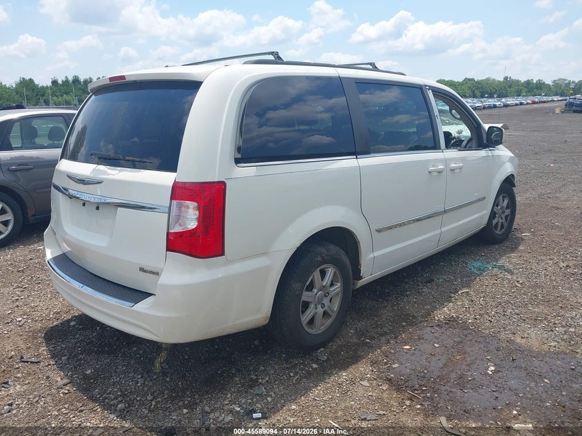 Vin: 2c4rc1bg7dr556638, lot: 46087471, chrysler town & country touring 20134