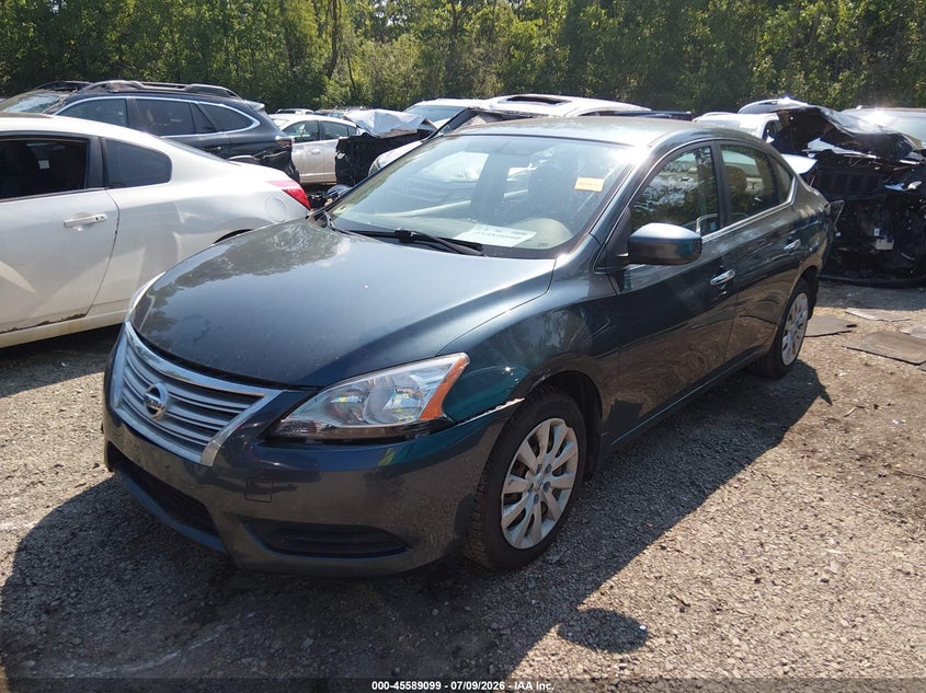 2014 Nissan Sentra, Удар сзади, IAAI, VIN 3N1AB7AP8EY232350 — фото 2