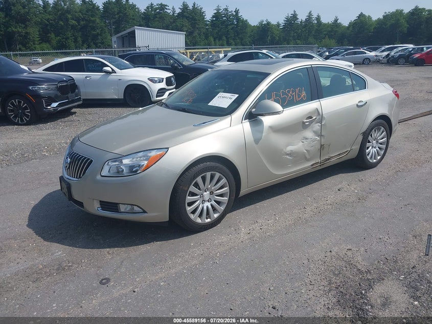 Vin: 2g4gs5ev0d9248444, lot: 46087533, buick regal turbo - premium 1 20132