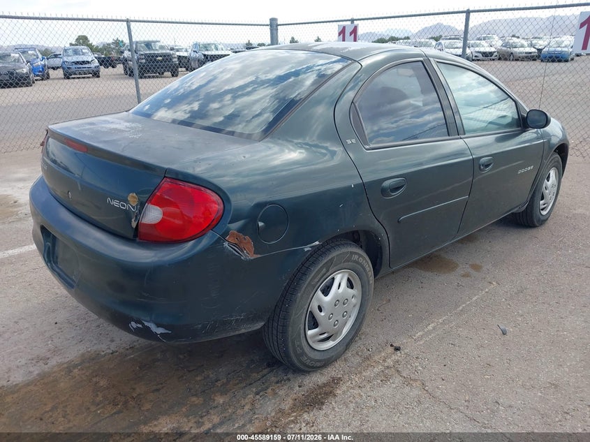 2001 DODGE NEON auction photo 4
