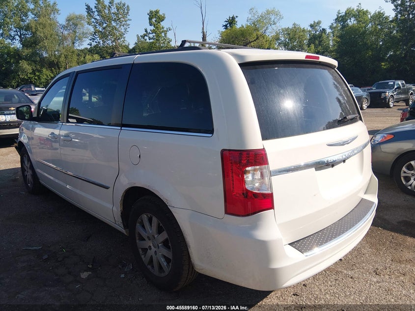 Vin: 2c4rc1bg1cr415837, lot: 46087538, chrysler town & country touring 20123