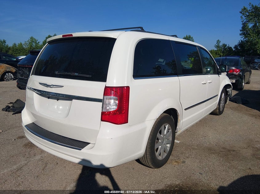 Vin: 2c4rc1bg1cr415837, lot: 46087538, chrysler town & country touring 20124