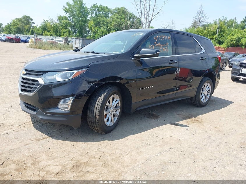 2019 Chevrolet Equinox, Удар спереду, IAAI, VIN 3GNAXUEV7KL176715 — фото 2