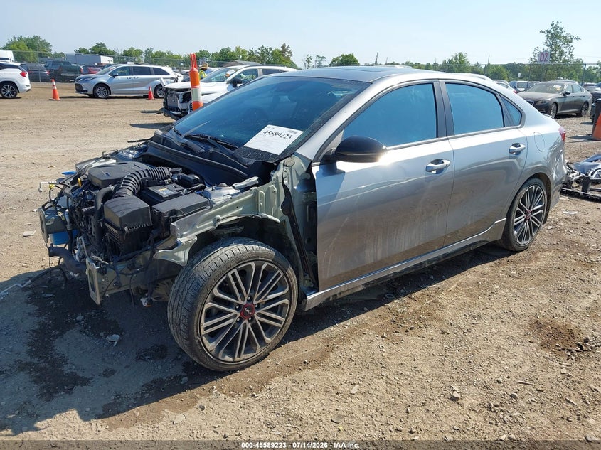 2022 Kia Forte, Front End, IAAI, VIN 3KPF44AC3NE430487 — photo 2