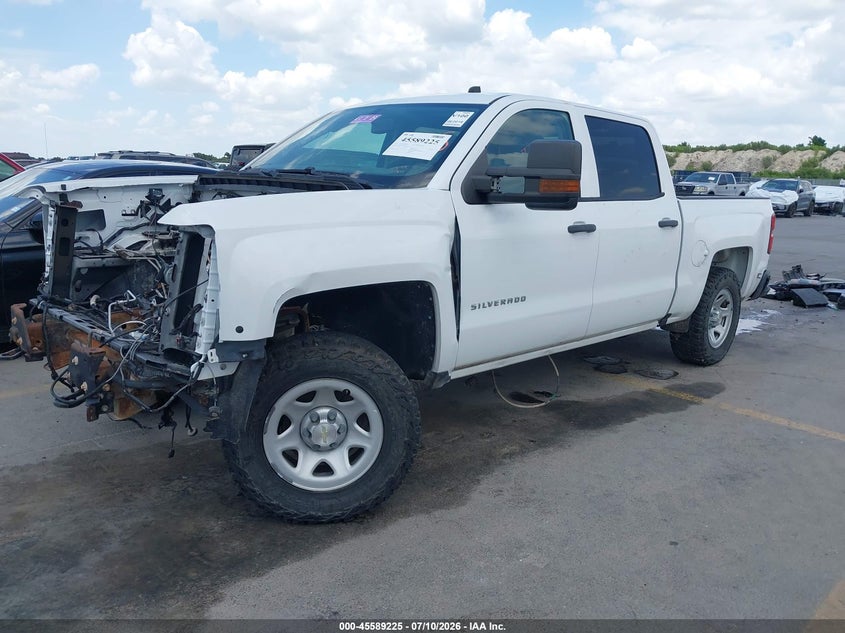 2018 Chevrolet Silverado, Front End, IAAI, VIN 3GCUKNEC0JG222871 — photo 2