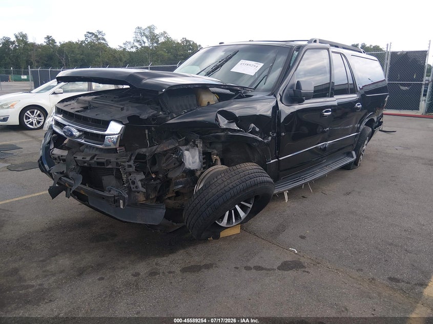 Vin: 1fmjk1ht7gef54812, lot: 46087631, ford expedition el xlt 20162