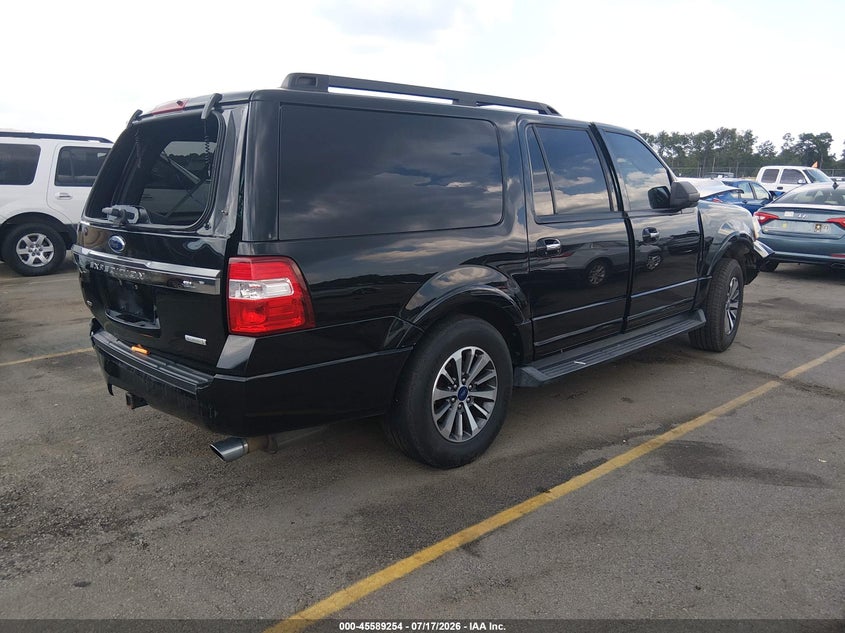 Vin: 1fmjk1ht7gef54812, lot: 46087631, ford expedition el xlt 20164