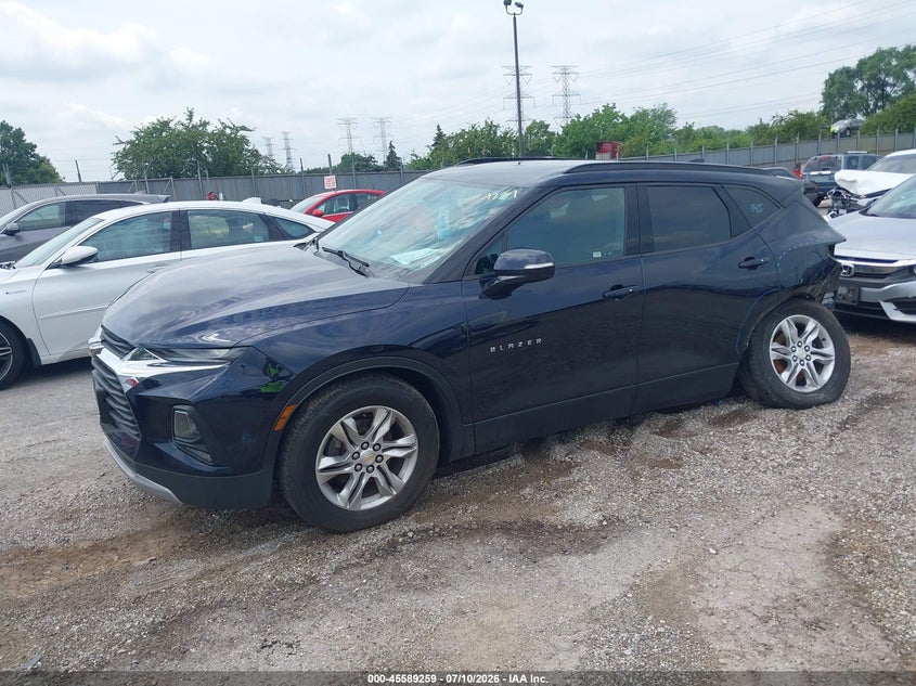 Vin: 3gnkbhrs7ls570488, lot: 46087636, chevrolet blazer awd 2lt 20202