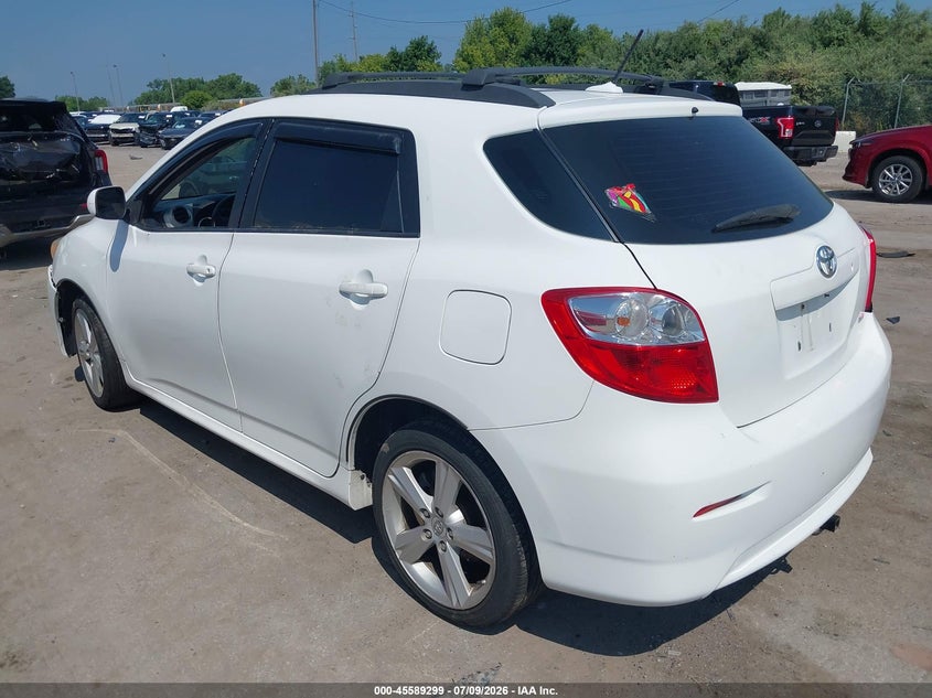 Vin: 2t1le4eexac016255, lot: 46087676, toyota matrix s 20103