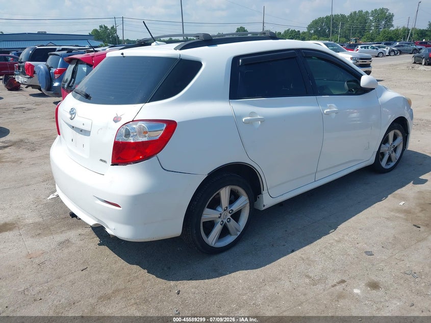 Vin: 2t1le4eexac016255, lot: 46087676, toyota matrix s 20104
