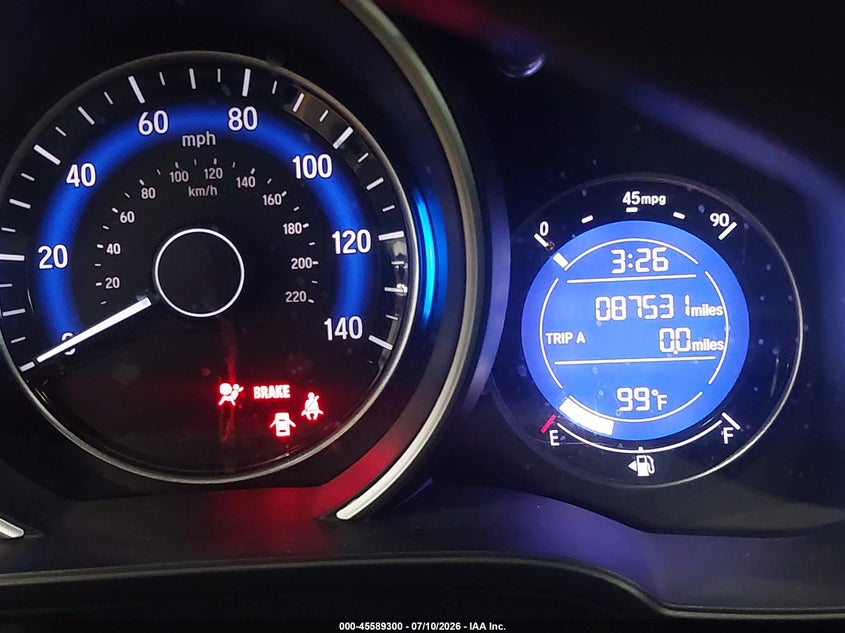 2019 Honda Fit Lx VIN: 3HGGK5H44KM753545 Lot: 45589300