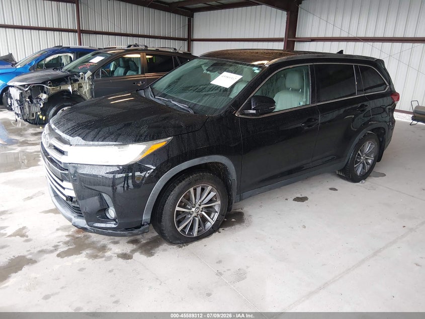 TOYOTA HIGHLANDER 2019 VIN 5TDJZRFH5KS613632
