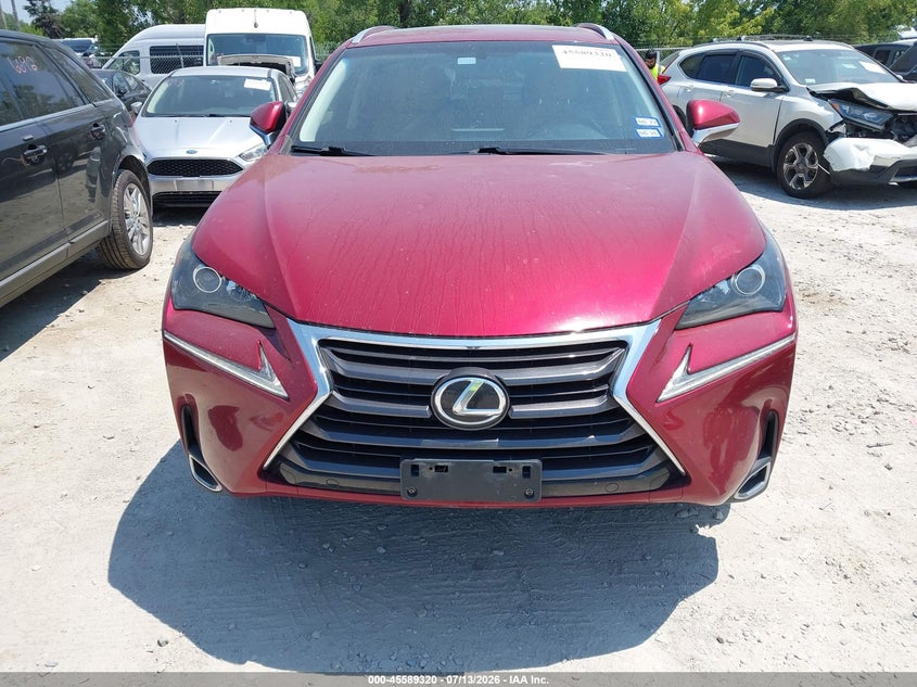 2015 Lexus Nx 200T VIN: JTJBARBZ8F2002207 Lot: 45589320