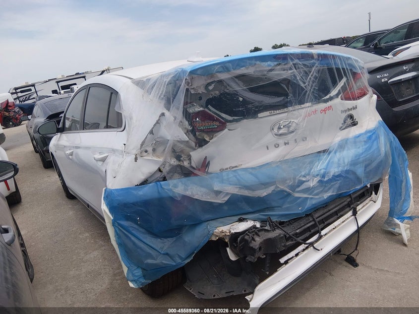 2017 HYUNDAI IONIQ HYBRID auction photo 3