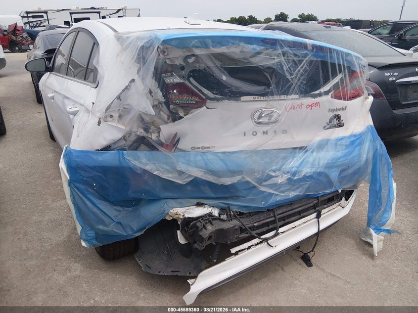 2017 HYUNDAI IONIQ HYBRID auction photo 6