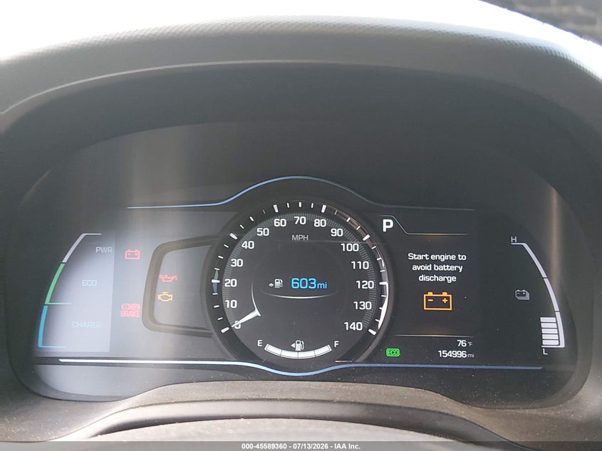 2017 HYUNDAI IONIQ HYBRID auction photo 7