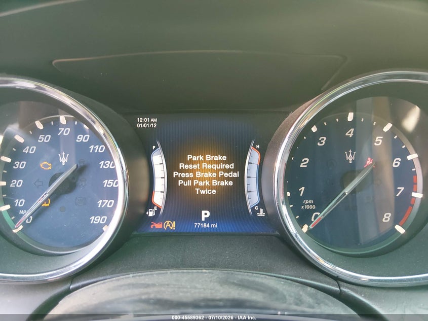 2016 MASERATI QUATTROPORTE auction photo 7