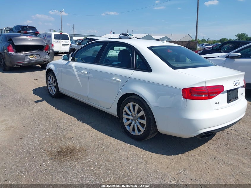 Vin: waubfafl6dn042564, lot: 46087743, audi a4 2.0t premium 20133