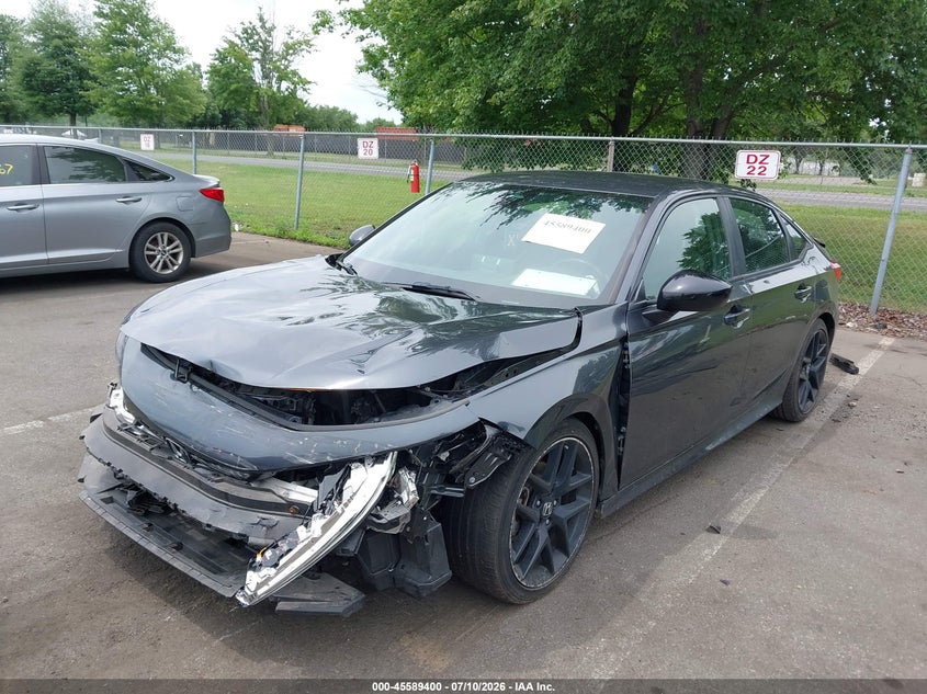 2024 Honda Civic, Front End, IAAI, VIN 2HGFE2F56RH580228 — photo 2