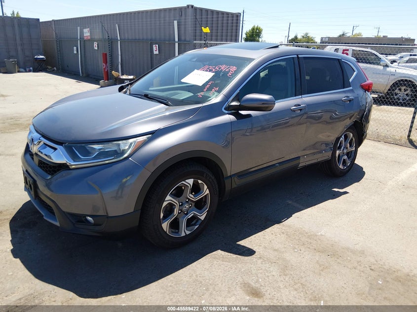 2017 Honda CR-V, Left Rear, IAAI, VIN 7FARW1H59HE003234 — photo 2