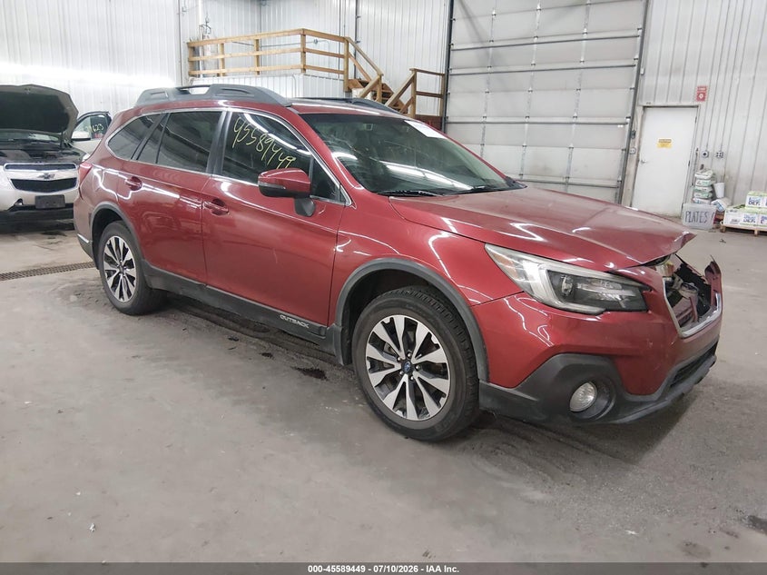 Vin: 4s4bsanc8j3392250, lot: 46087826, subaru outback 2.5i limited 2018 img_1