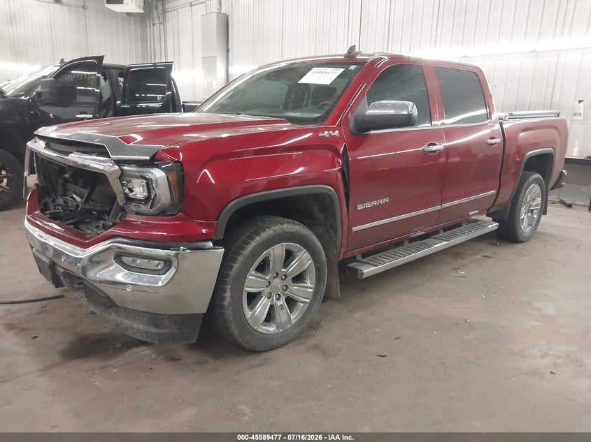 Vin: 3gtu2nec6jg332355, lot: 46087854, gmc sierra 1500 slt 20182