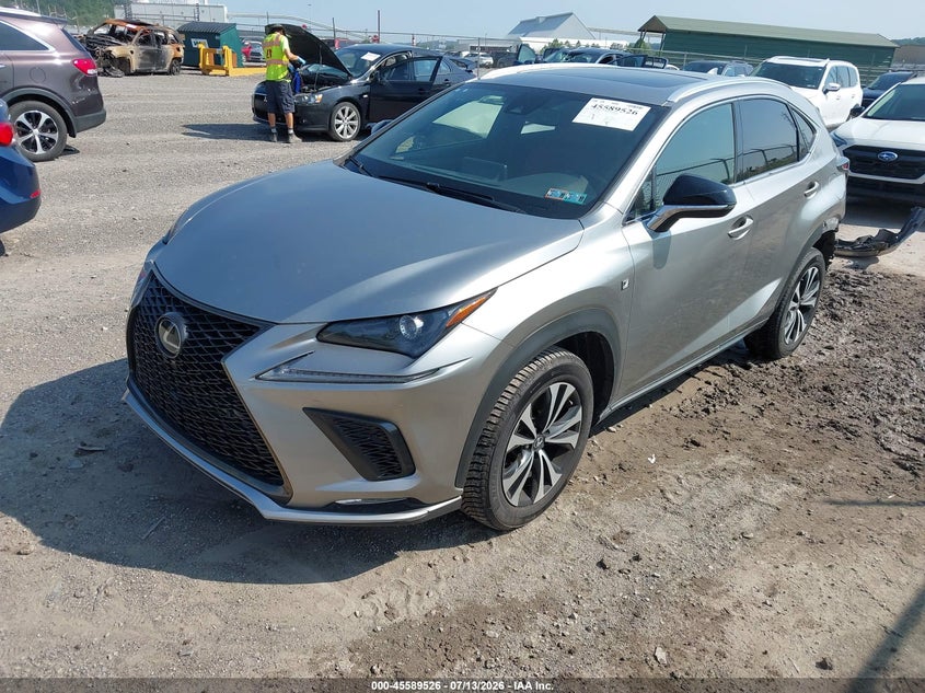 Vin: jtjsardz5m2264440, lot: 46087903, lexus nx 300 f sport 20212