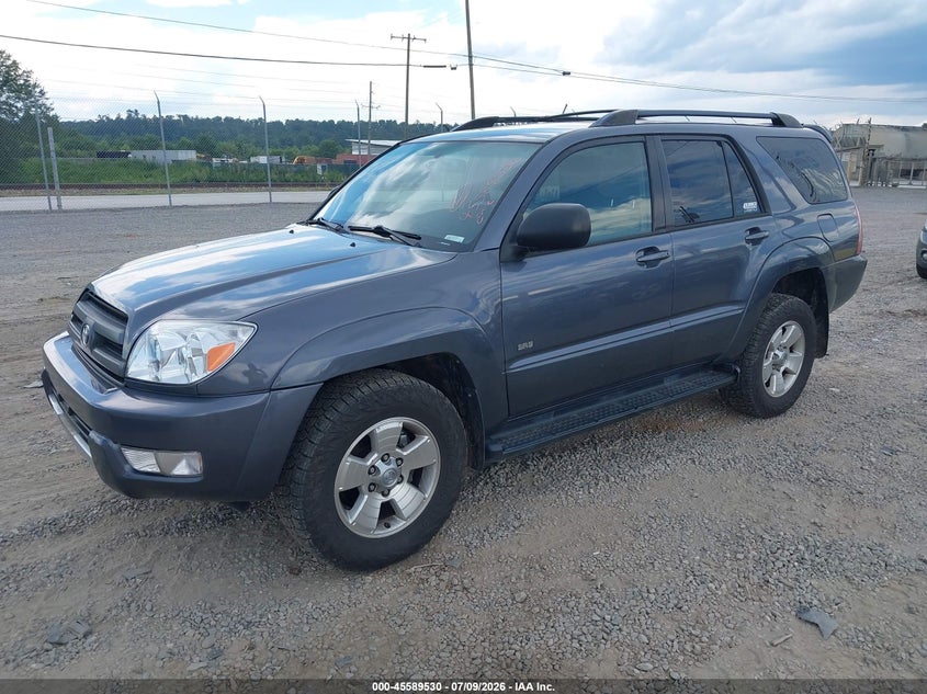 2004 Toyota 4Runner, Rear, IAAI, VIN JTEZU14R640031717 — photo 2