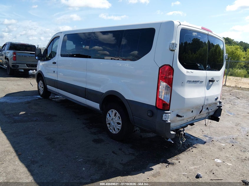 Vin: 1fbzx2zm3hka56314, lot: 46087908, ford transit-350 xl/xlt 20173