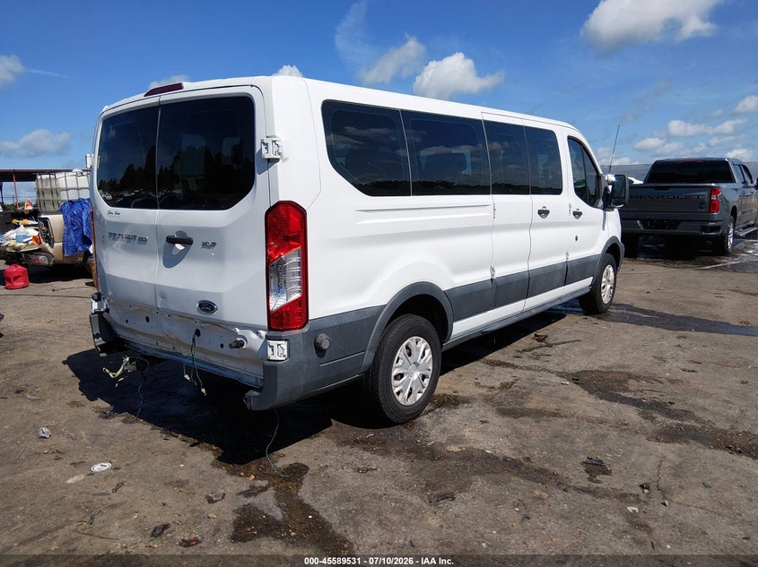 Vin: 1fbzx2zm3hka56314, lot: 46087908, ford transit-350 xl/xlt 20174