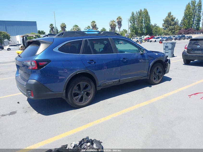 Vin: 4s4btgld0m3185559, lot: 46087921, subaru outback onyx edition xt 20214