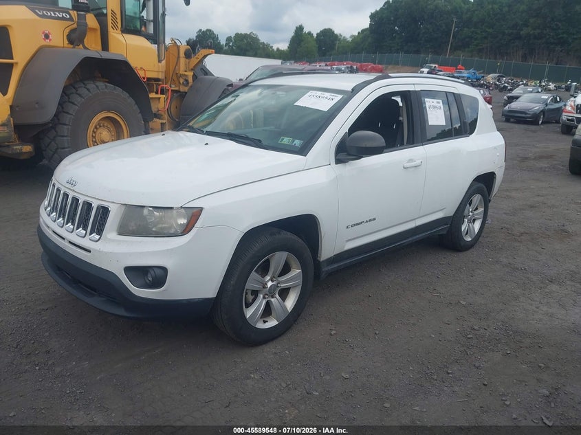 Vin: 1c4njdbbxed749123, lot: 46087925, jeep compass sport 20142