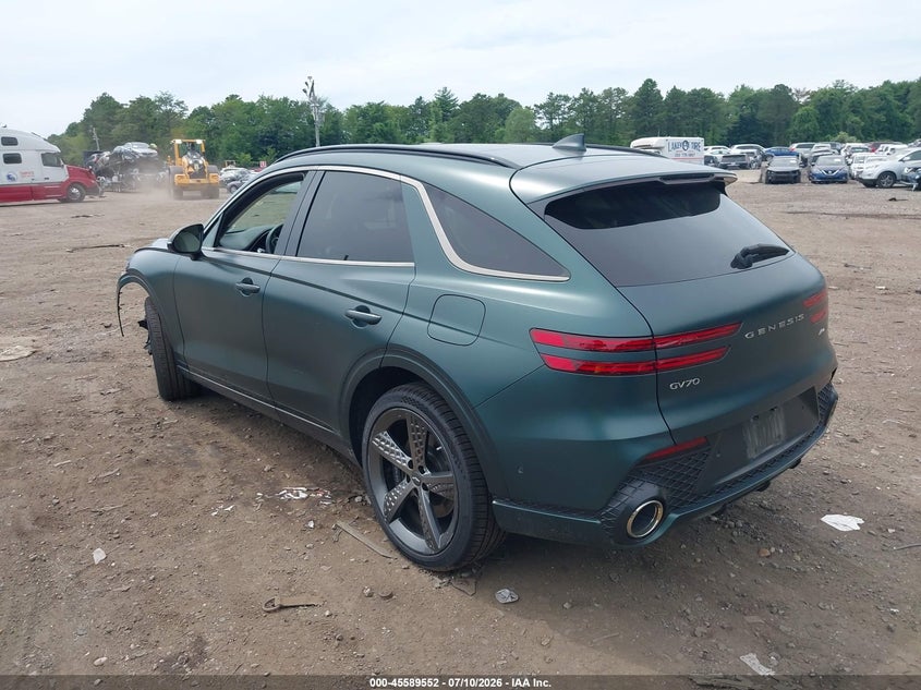 Vin: 5nmmcdtc3rh006345, lot: 46087929, genesis gv70 3.5t awd sport 20243