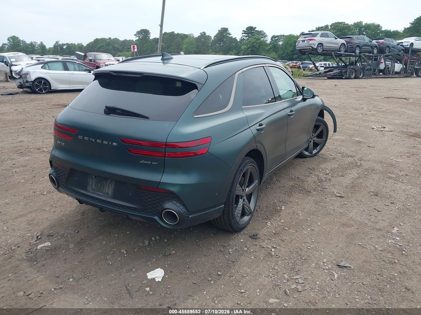 Vin: 5nmmcdtc3rh006345, lot: 46087929, genesis gv70 3.5t awd sport 20244
